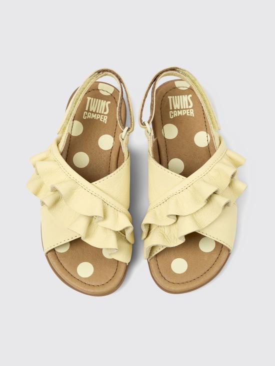 26SS [키즈] 캠퍼 샌들 K800677 001 TWINS 0 Yellow - CAMPER