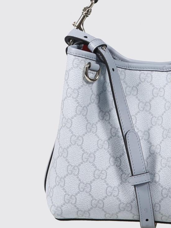 26SS 구찌 GG 엠블럼 스몰 버킷백 815118FAD6L 4943 Blue - GUCCI