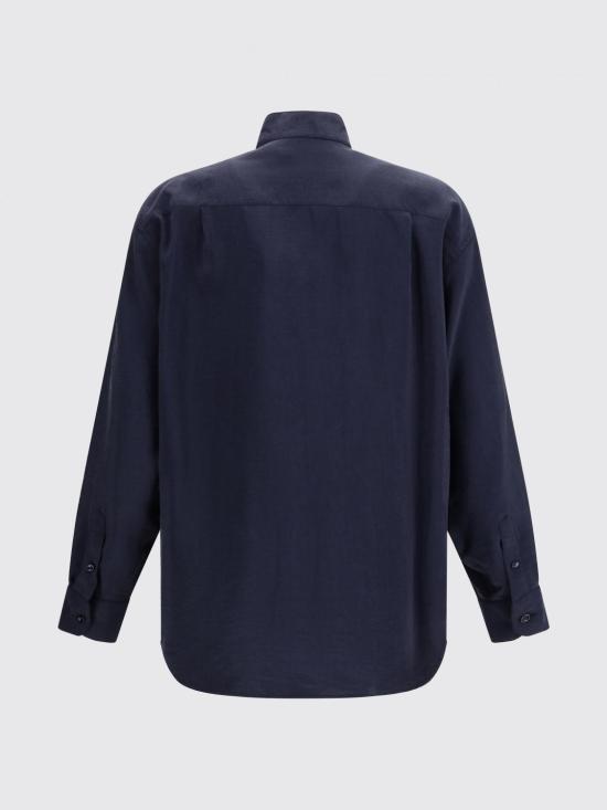 26SS 조르지오 아르마니 긴팔 셔츠 GM003501TE10081 UB102 Blue - GIORGIO ARMANI