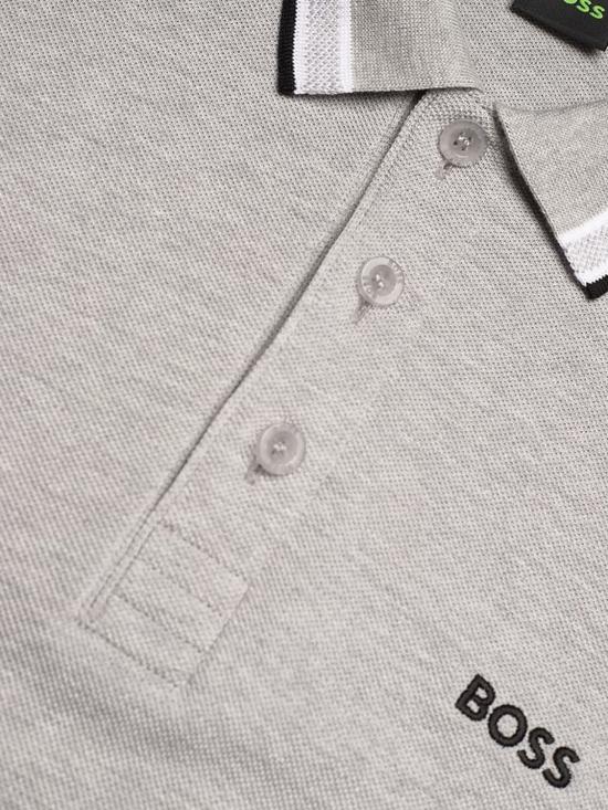 26SS 보스 폴로 티셔츠 50469055 046 Grey - BOSS