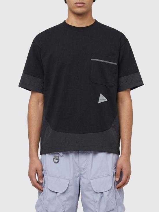 26SS 앤드원더 반팔 티셔츠 5746184073 010 Black