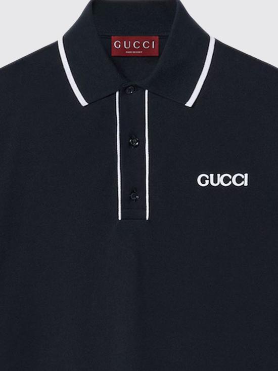 26SS 구찌 폴로 티셔츠 806250XJHH6 4003 Navy - GUCCI