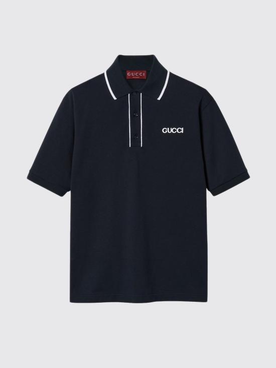 26SS 구찌 폴로 티셔츠 806250XJHH6 4003 Navy - GUCCI
