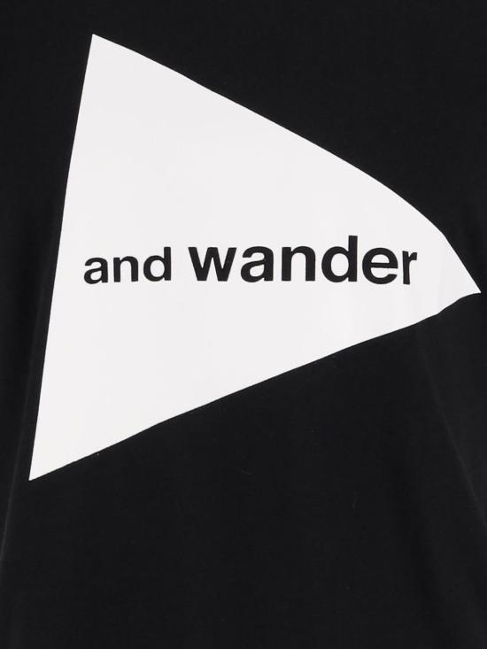 26SS 앤드원더 반팔 티셔츠 5746984076 010 Black - AND WANDER