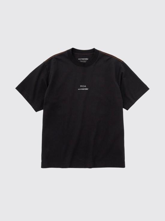 26SS 앤드원더 반팔 티셔츠 5746184517 010 Black - AND WANDER