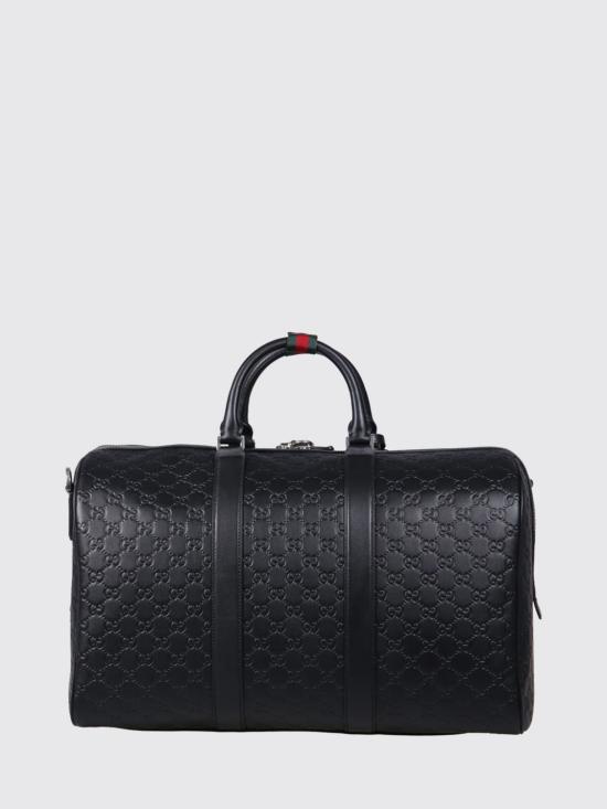 26SS 구찌 GG 엠블럼 미디움 더플백 850220AAFOM 1053 Black - GUCCI