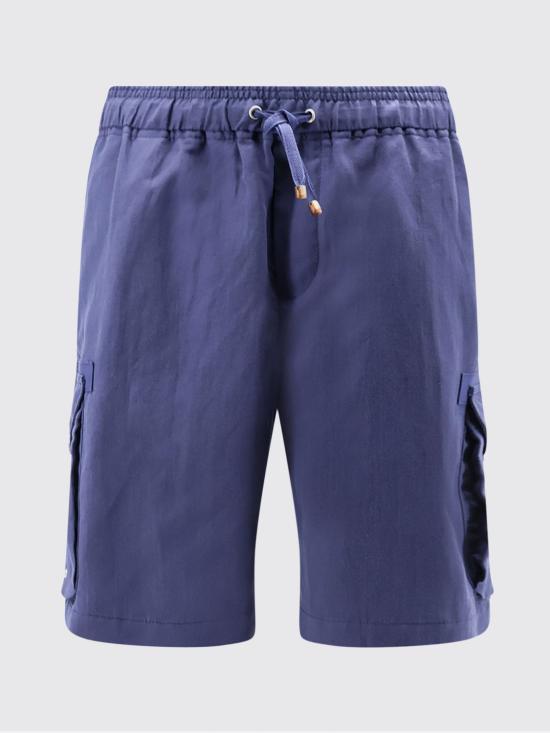 26SS 브루넬로 쿠치넬리 숏팬츠 MH255U0025 C2443 Blue - BRUNELLO CUCINELLI