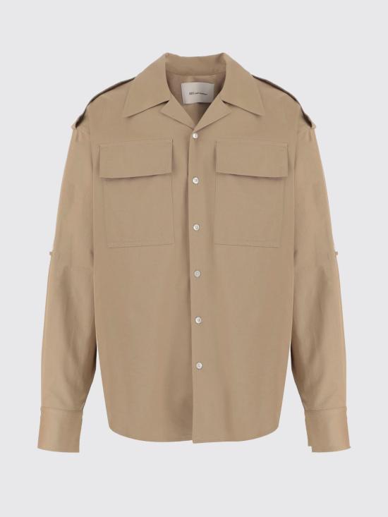 26SS 아미 긴팔 셔츠 HSH814CO0214 A036 Beige - AMI