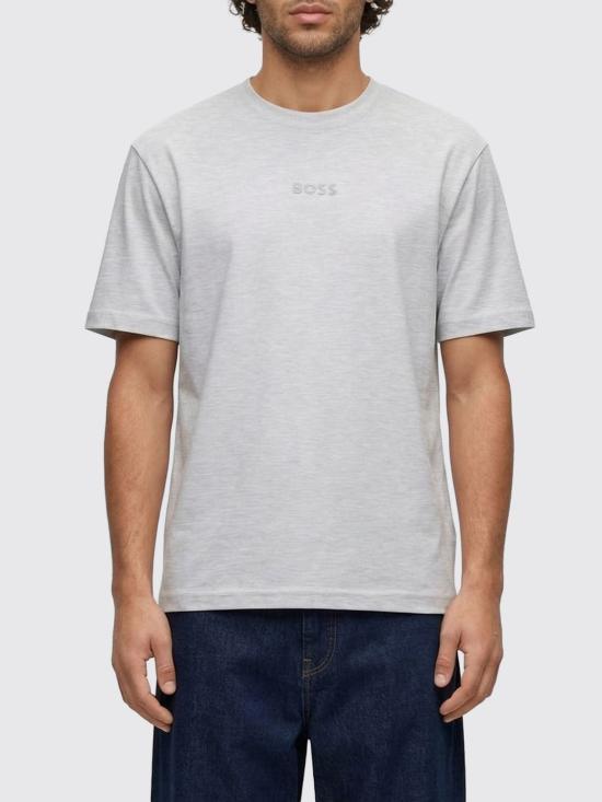 26SS 보스 반팔 티셔츠 50519368 046 Grey