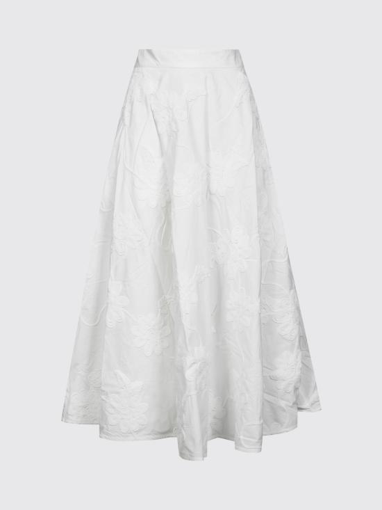 26SS 로테이트 롱 스커트 115557 400 White - ROTATE