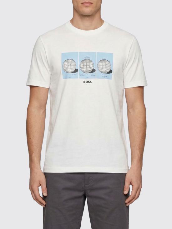 26SS 보스 반팔 티셔츠 50559353 100 White