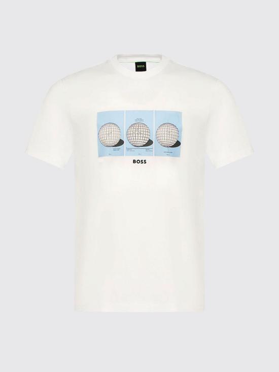 26SS 보스 반팔 티셔츠 50559353 100 White - BOSS