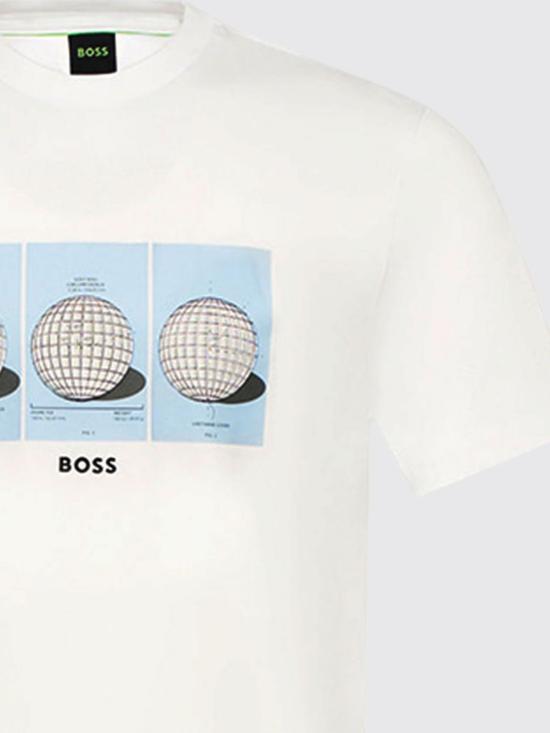 26SS 보스 반팔 티셔츠 50559353 100 White - BOSS