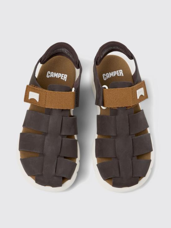 26SS [키즈] 캠퍼 샌들 K800242 034 ORUGA 0 Brown - CAMPER
