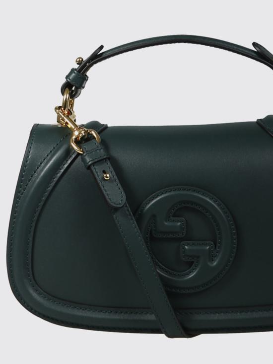 26SS 구찌 블론디 탑 핸들 백 815714AAEC2 3020 Bottle Green - GUCCI
