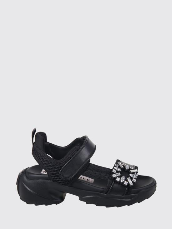 26SS 로저비비에 비브 온 더 런 샌들 RVW80044270V4C B999 Black