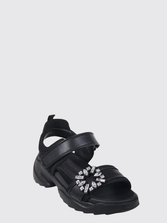 26SS 로저비비에 비브 온 더 런 샌들 RVW80044270V4C B999 Black - ROGER VIVIER