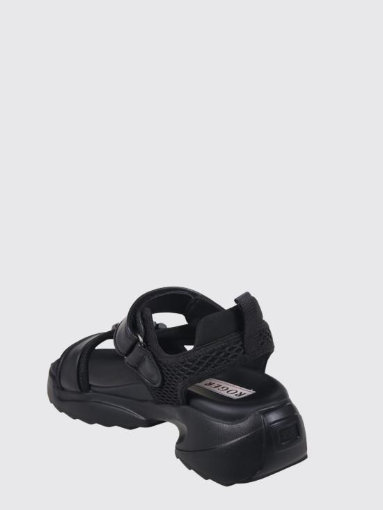 26SS 로저비비에 비브 온 더 런 샌들 RVW80044270V4C B999 Black - ROGER VIVIER