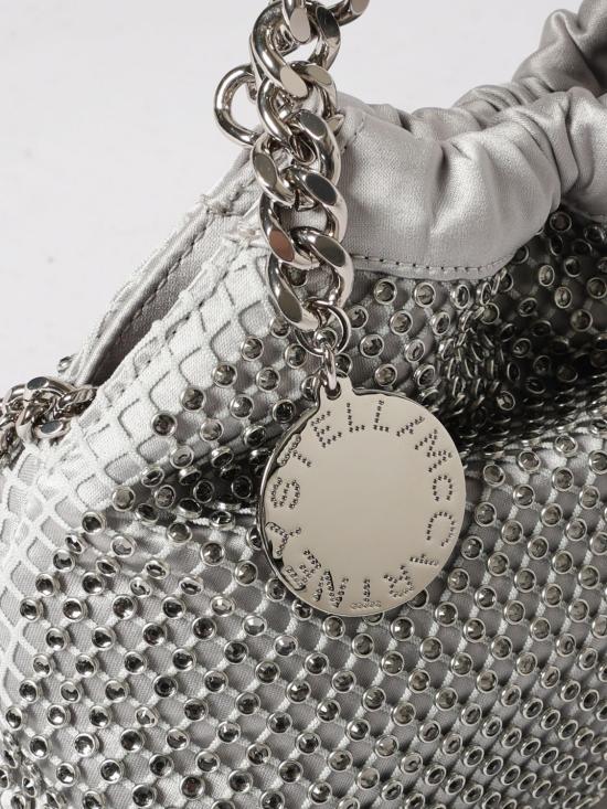 26SS 스텔라 맥카트니 팔라벨라 드로스트링 숄더백 7B0144WP0701 8101 Silver - STELLA MCCARTNEY