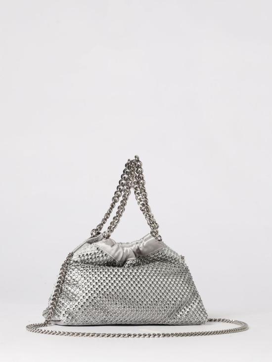 26SS 스텔라 맥카트니 팔라벨라 드로스트링 숄더백 7B0144WP0701 8101 Silver - STELLA MCCARTNEY