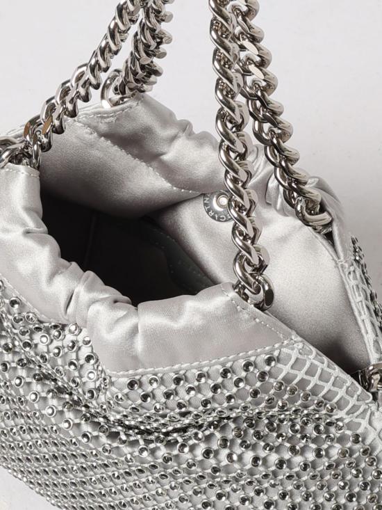26SS 스텔라 맥카트니 팔라벨라 드로스트링 숄더백 7B0144WP0701 8101 Silver - STELLA MCCARTNEY