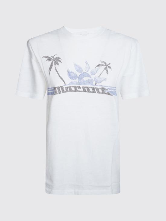 26SS 이자벨마랑에뚜왈 셔츠 TS0001FAD1N07E WHBU White - ISABEL MARANT ETOILE