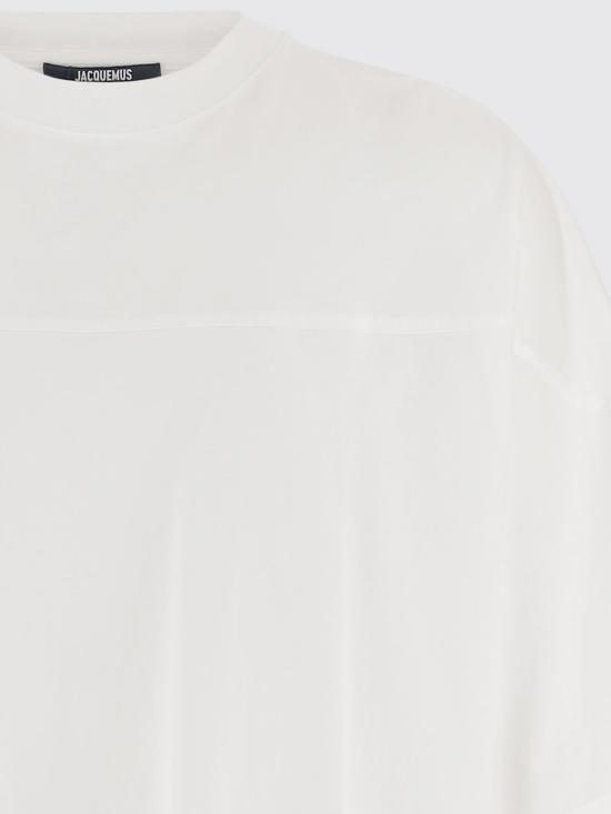 26SS 자크뮈스 반팔 티셔츠 TSM00610AJ00029 1NV White - JACQUEMUS