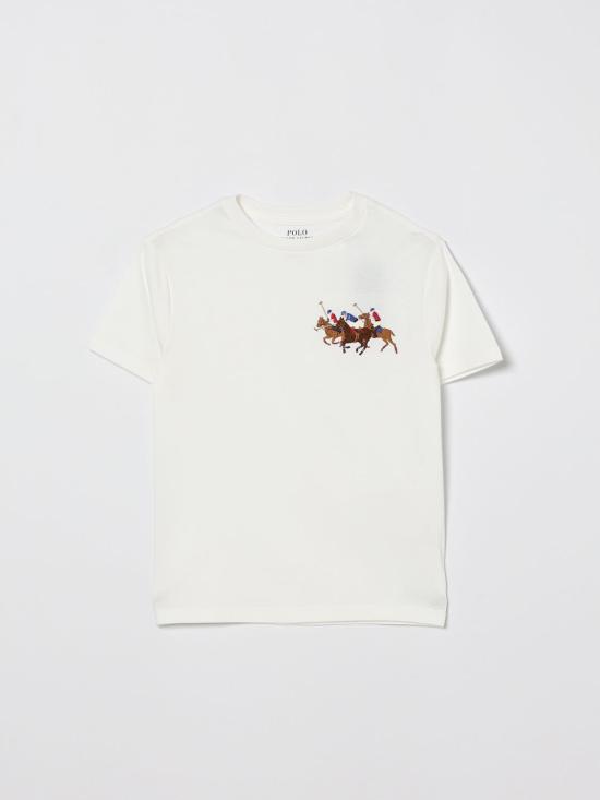 26SS [키즈] 폴로 랄프로렌 티셔츠 323A95734 003 White