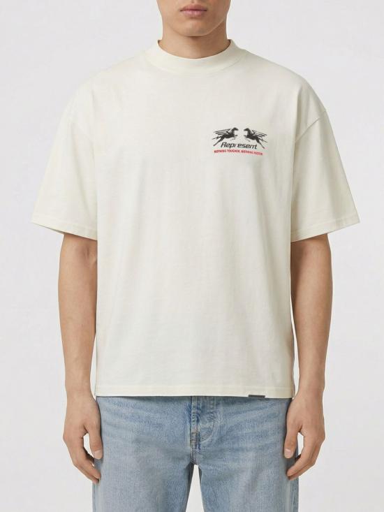 26SS 리프레젠트 반팔 티셔츠 MLM100768 FLAT White