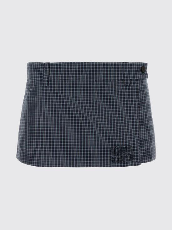 26SS 미우미우 숏 스커트 MG2647SOOO19CW F0008 Blue