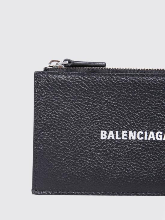26SS 발렌시아가 롱 코인 앤 카드 홀더 6405351IZI3 1090 Black - BALENCIAGA