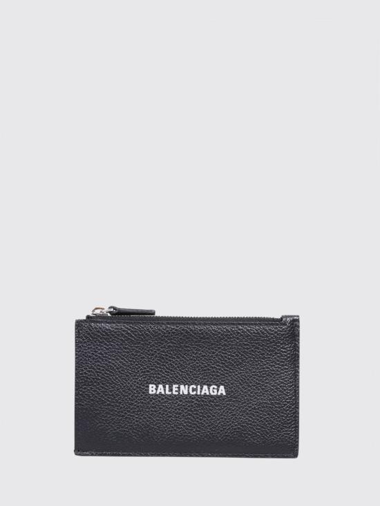 26SS 발렌시아가 롱 코인 앤 카드 홀더 6405351IZI3 1090 Black