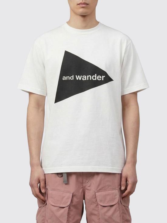 26SS 앤드원더 반팔 티셔츠 5746984076 030 White