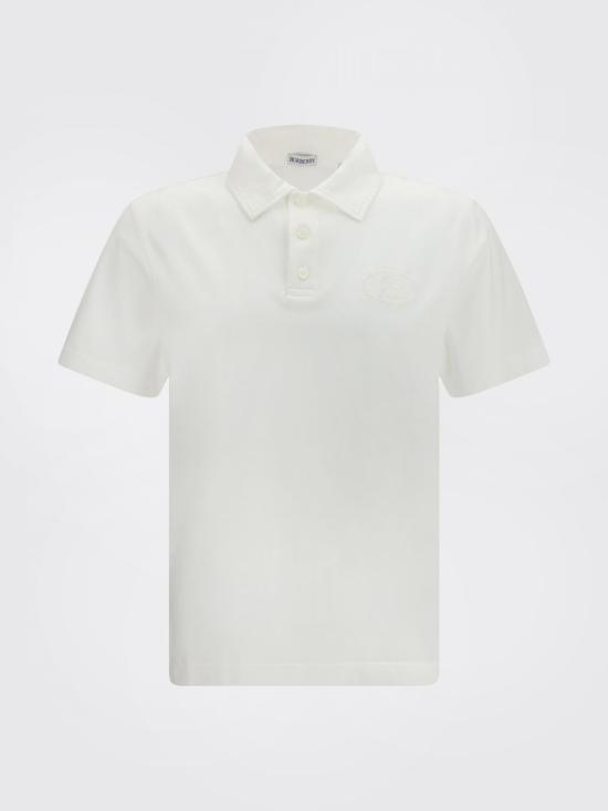 26SS 버버리 코튼 폴로셔츠 8125590 White - BURBERRY