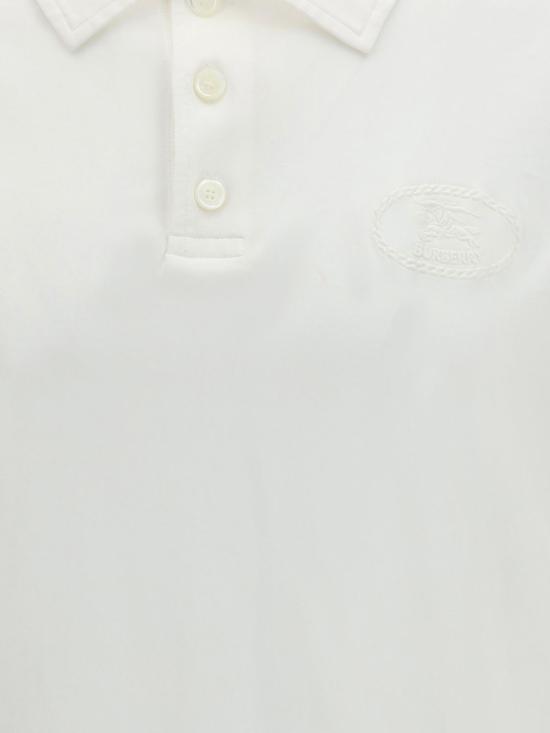 26SS 버버리 코튼 폴로셔츠 8125590 White - BURBERRY