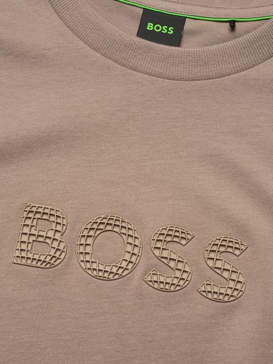 26SS 보스 반팔 티셔츠 50559361 334 Sand - BOSS