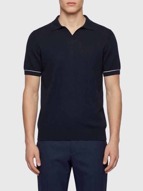 26SS 보스 폴로 티셔츠 50560483 404 Blue 1