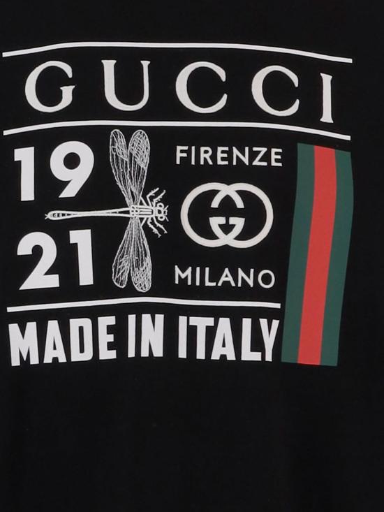 26SS 구찌 반팔 티셔츠 798115XJHSF 1043 Black - GUCCI