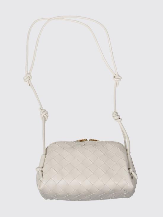 26SS 보테가베네타 인트레치아토 콘서트 파우치 794258VCPP1 9197 White - BOTTEGA VENETA