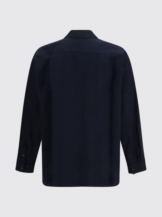 26SS 조르지오 아르마니 긴팔 셔츠 GM003496TE11186 UB115 Blue - GIORGIO ARMANI