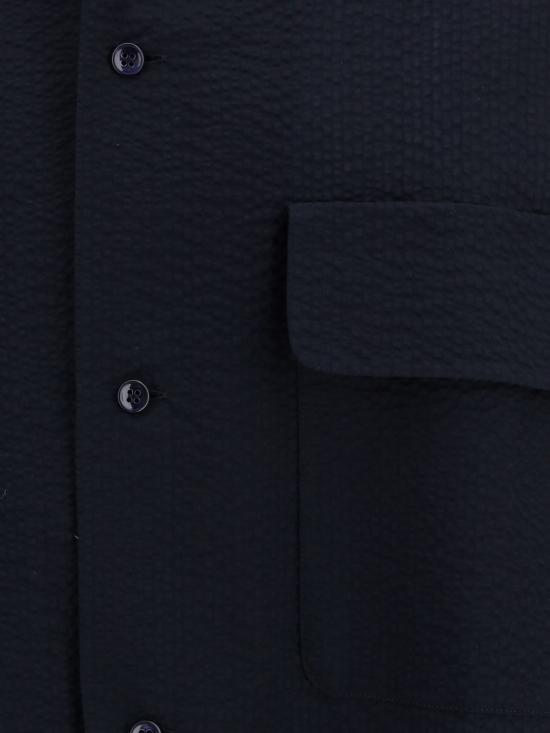 26SS 조르지오 아르마니 긴팔 셔츠 GM003496TE11186 UB115 Blue - GIORGIO ARMANI