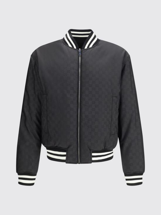 26SS 구찌 리버서블 나일론 트윌 지퍼 재킷 851254ZAT3D 1000 Black - GUCCI