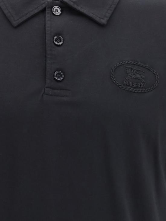 26SS 버버리 폴로 티셔츠 8125589 Black - BURBERRY