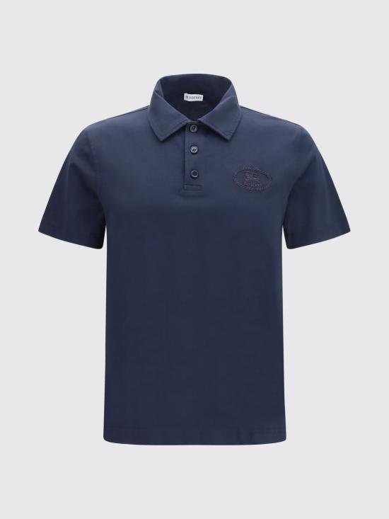 26SS 버버리 코튼 폴로셔츠 8125591 Navy - BURBERRY