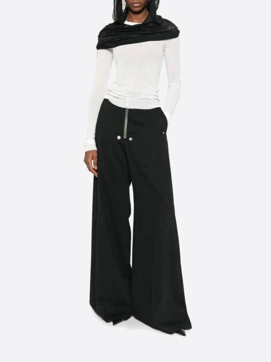 26SS 릭 오웬스 스트레이트 팬츠 RP01F6355WT 09 Black - RICK OWENS