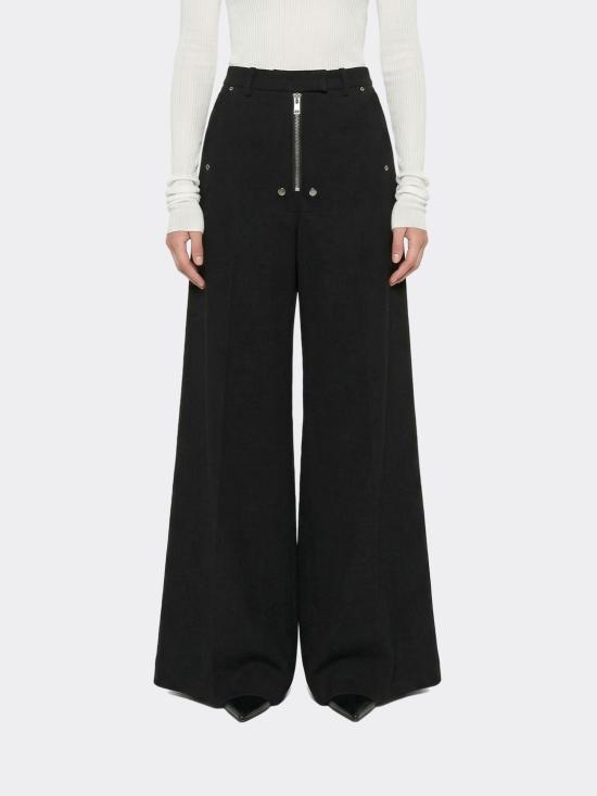 26SS 릭 오웬스 스트레이트 팬츠 RP01F6355WT 09 Black