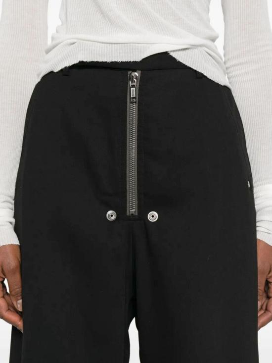 26SS 릭 오웬스 스트레이트 팬츠 RP01F6355WT 09 Black - RICK OWENS