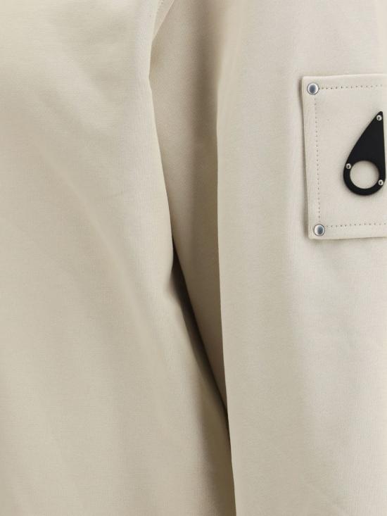 26SS 무스너클 하츠필드 크루넥 스웨트 셔츠 M35MS706 1705 Cream - MOOSE KNUCKLES