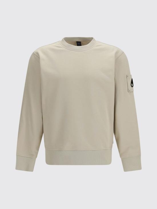 26SS 무스너클 하츠필드 크루넥 스웨트 셔츠 M35MS706 1705 Cream - MOOSE KNUCKLES