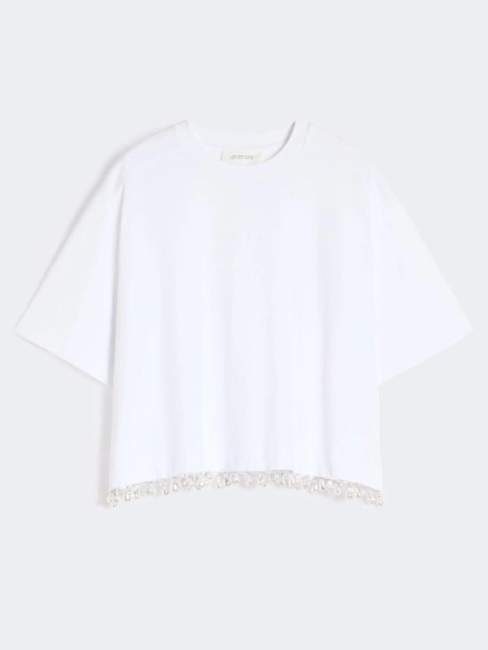 26SS 막스마라 스포츠막스 반팔 티셔츠 2612941032600SPXPALMAS001 White
